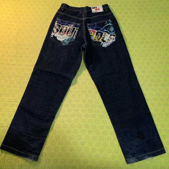 South Pole Other - South Pole Dark Blue Jeans with Colorful Graphic